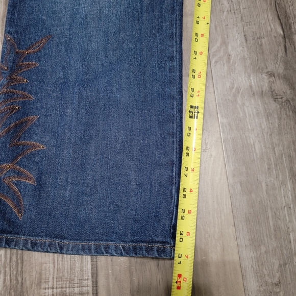 Lauren Ralph Lauren Bootcut Embroidered Jeans - Picture 6 of 12
